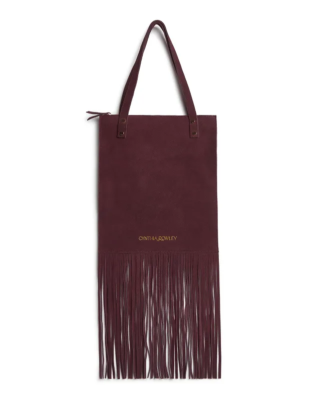 Felicity Fringe Suede Tote sold by Cynthia Rowley