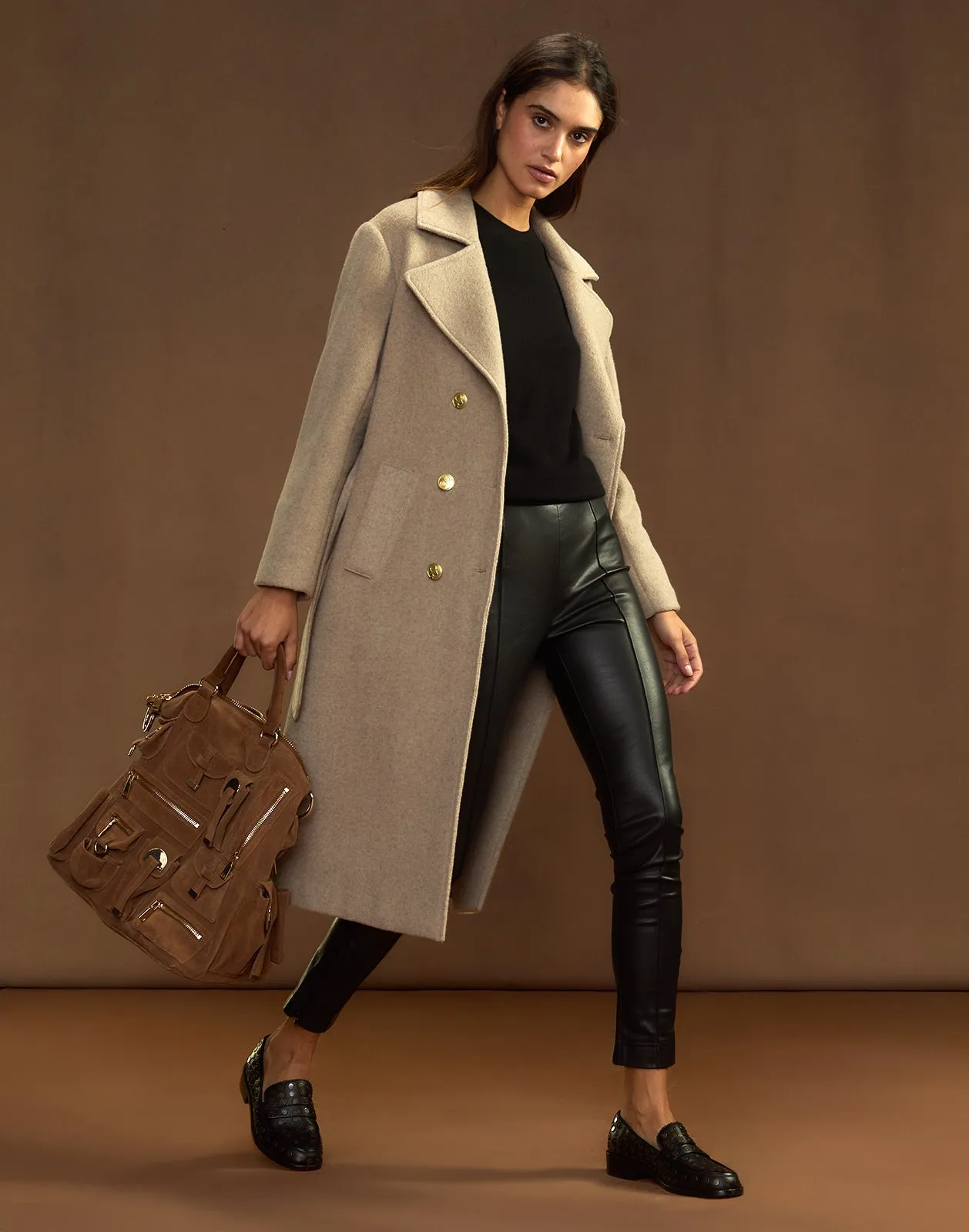 Noa Wool Trench Coat sold by Cynthia Rowley product image thumbnail 2