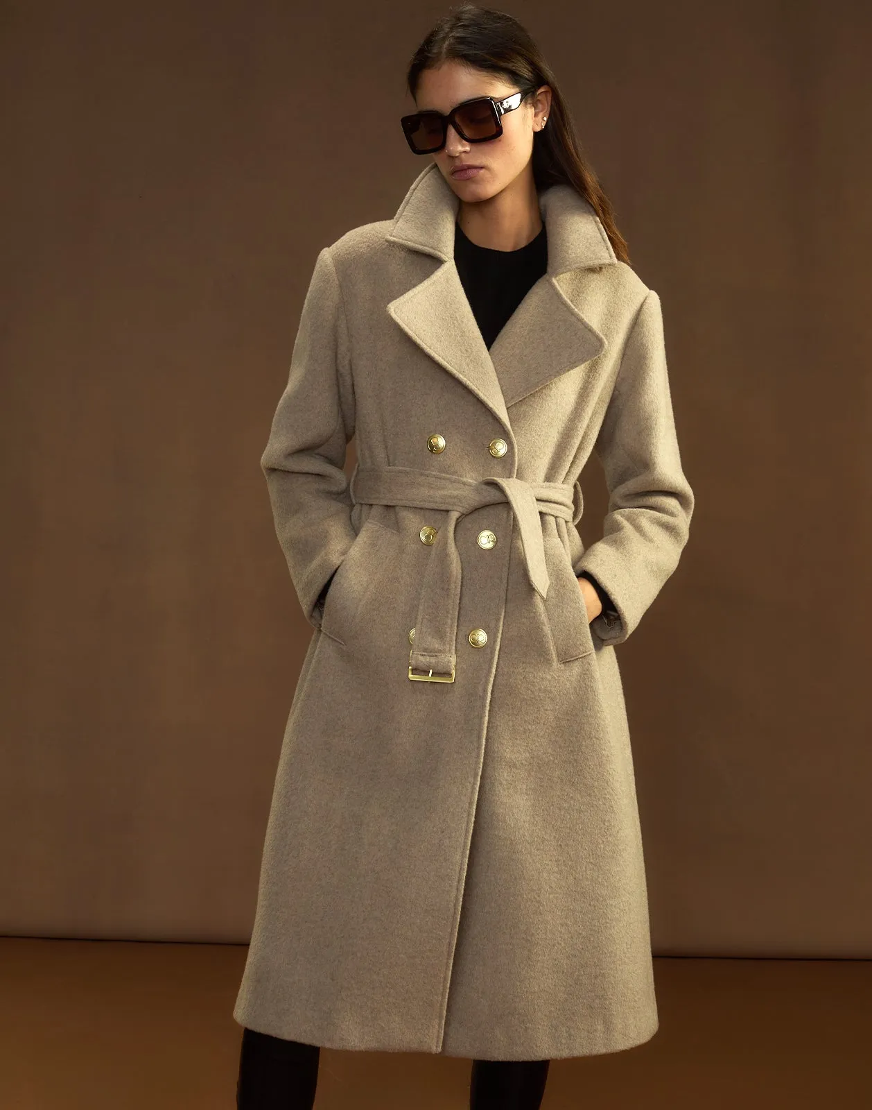 Noa Wool Trench Coat sold by Cynthia Rowley