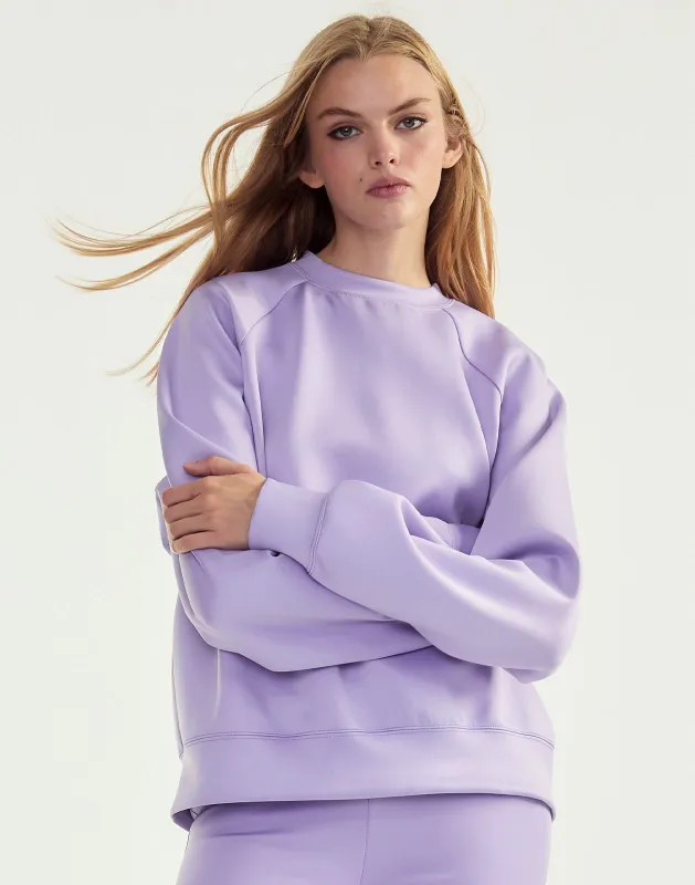 Bonded Pullover Sweatshirt sold by Cynthia Rowley