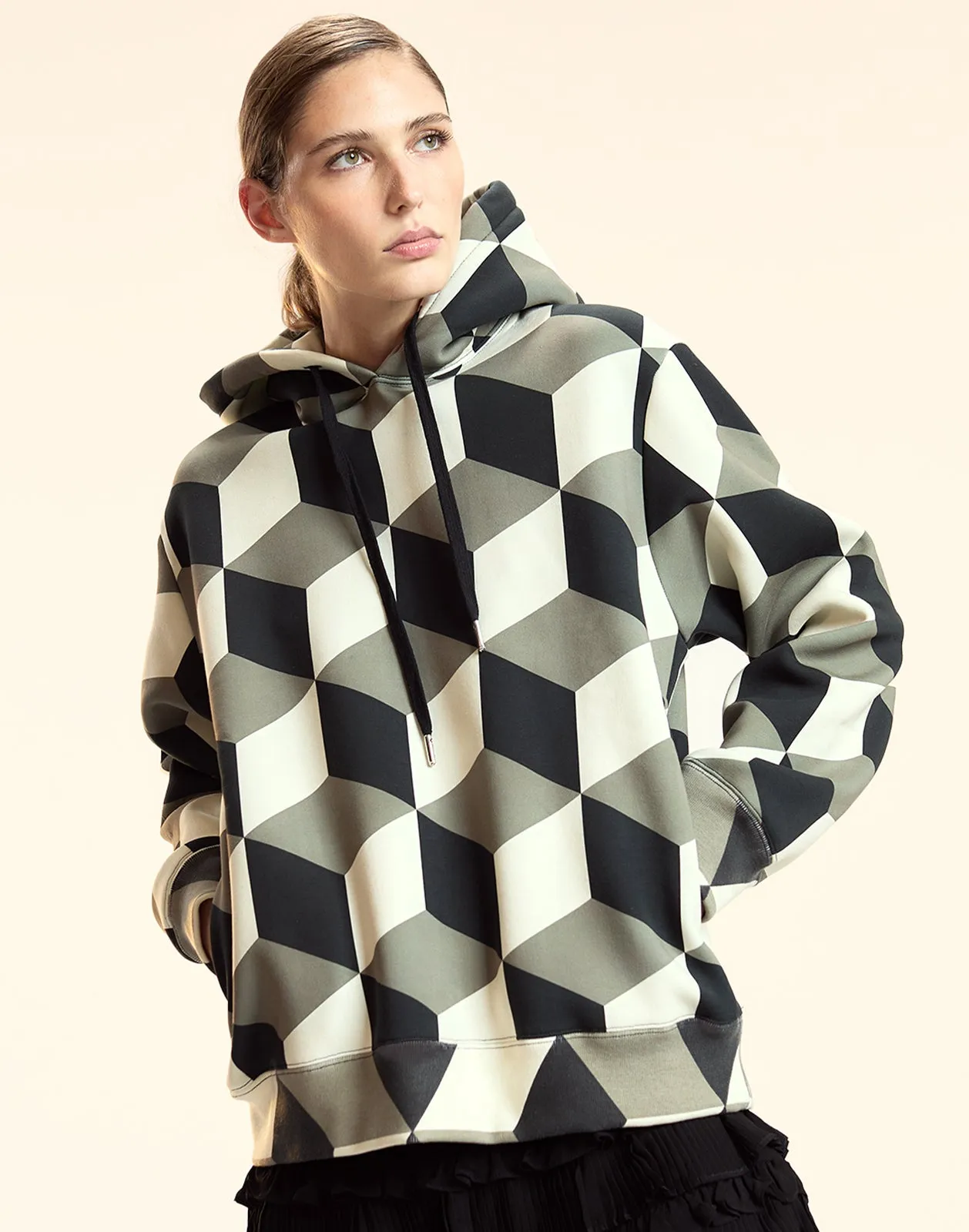 The Illusion Hoodie sold by Cynthia Rowley