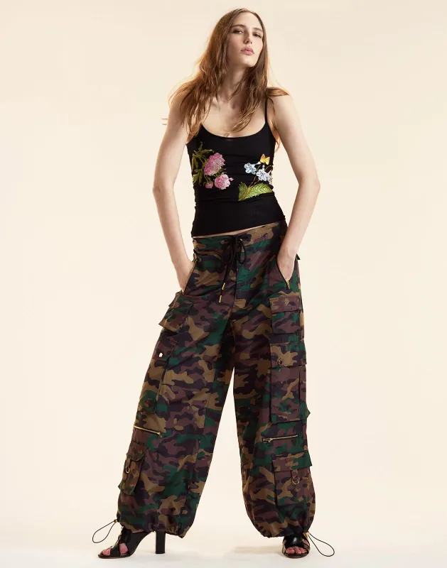 Camo Cargo Pants sold by Cynthia Rowley