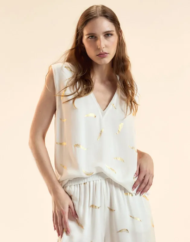 Light as a Feather Top sold by Cynthia Rowley