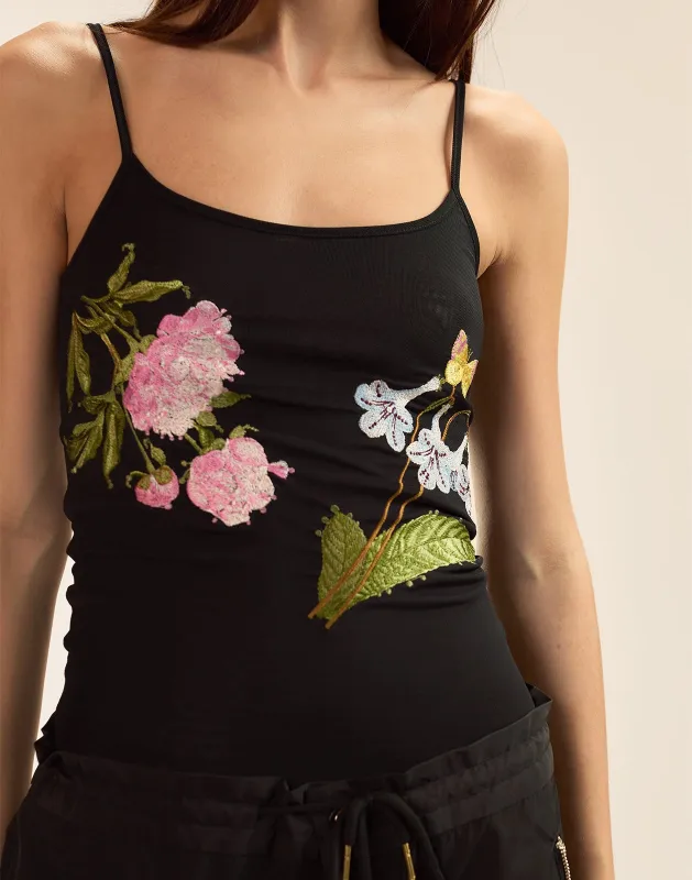 Wildflower Embroidered Cami sold by Cynthia Rowley