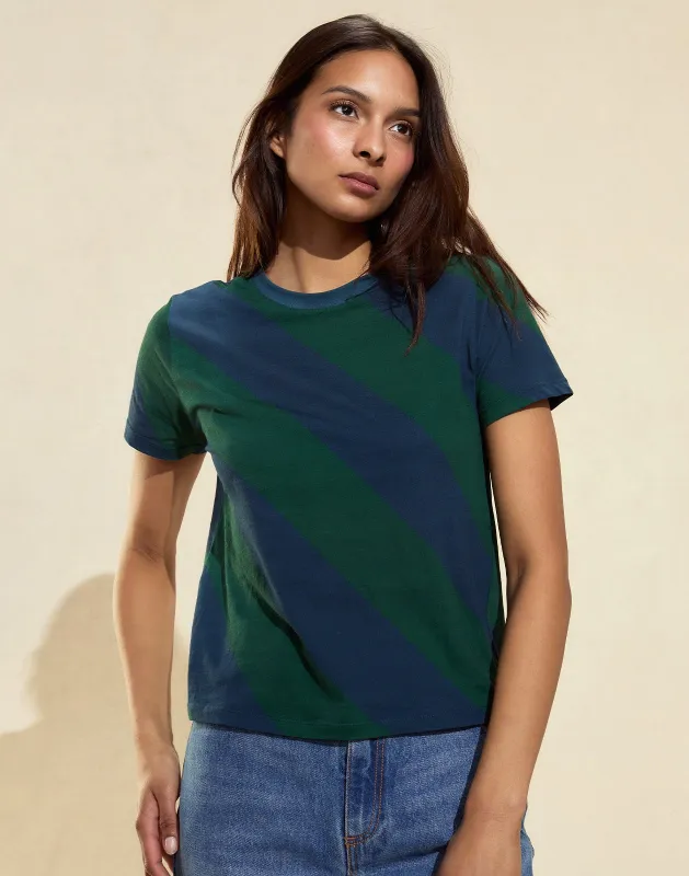 Diagonal Stripe Tee sold by Cynthia Rowley