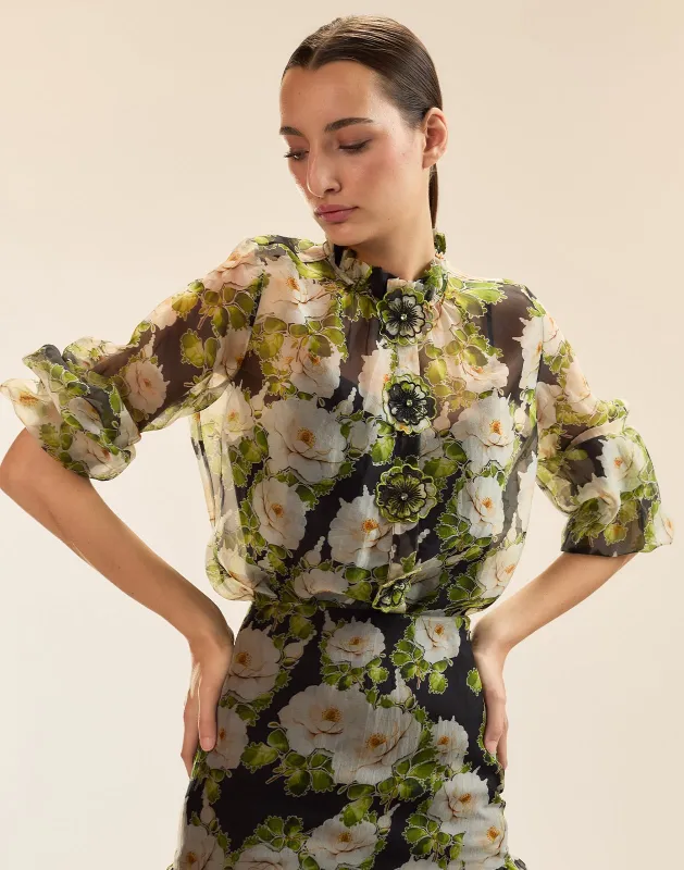 Cornelia Silk Blouse sold by Cynthia Rowley