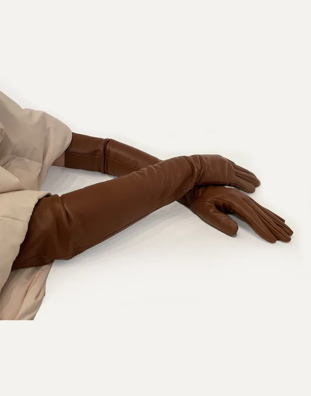 Bea Long Leather Gloves sold by Cynthia Rowley