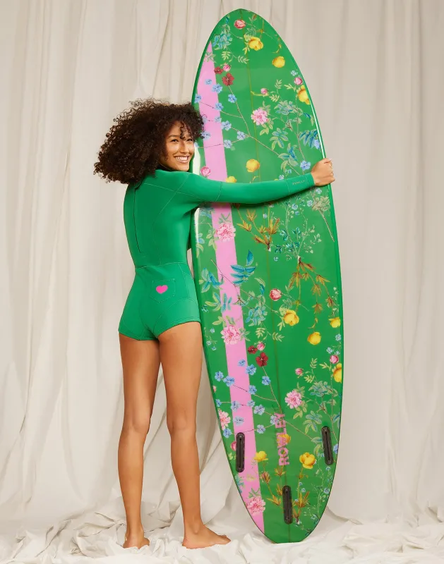 Custom 7' Surfboard - Green Garden Floral sold by Cynthia Rowley