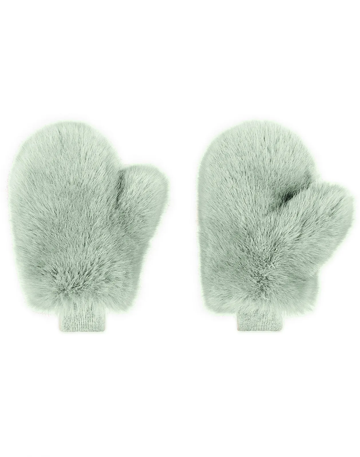 Faux Fur Oversized Mittens sold by Cynthia Rowley