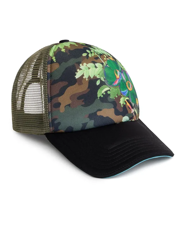 Camo Trucker Hat sold by Cynthia Rowley