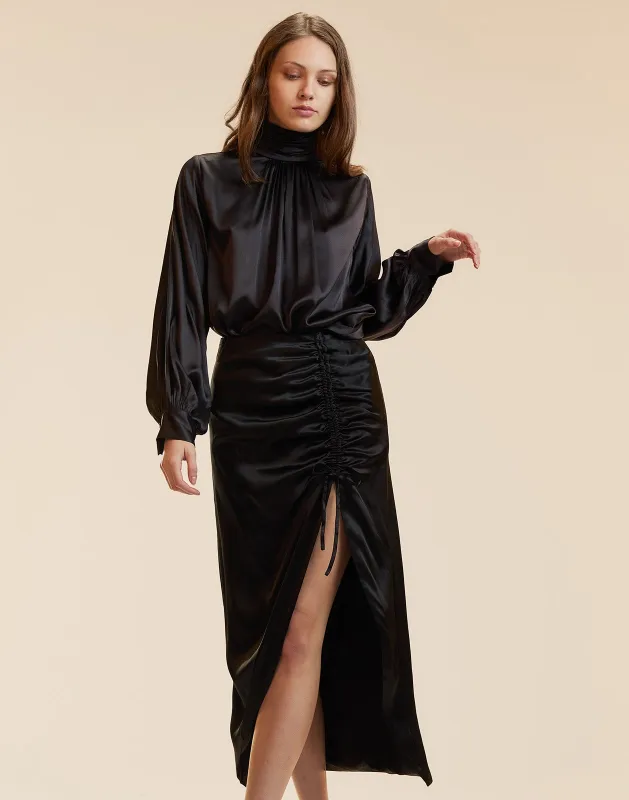 Siren Ruched Skirt sold by Cynthia Rowley