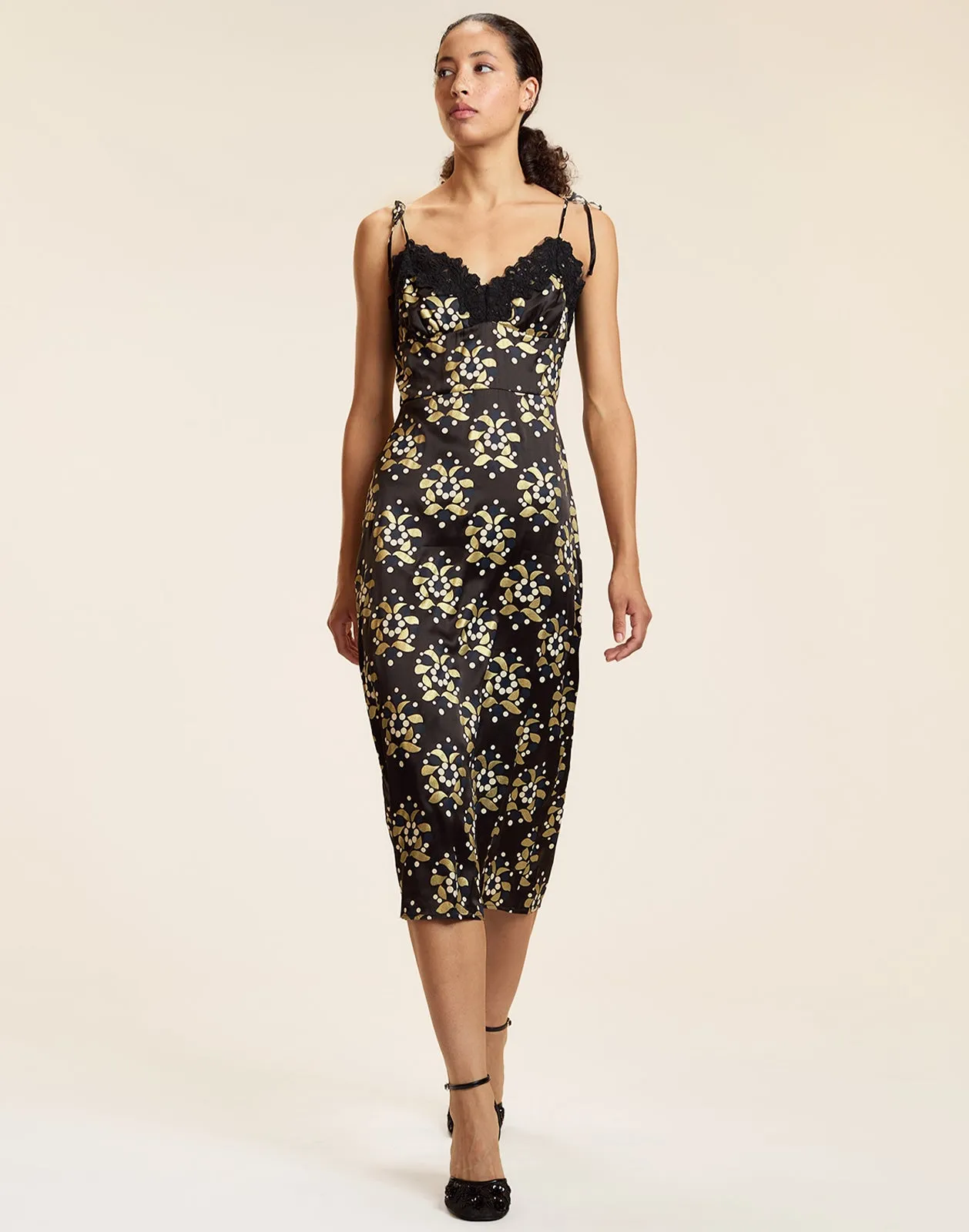 Gold Filigree Dress sold by Cynthia Rowley product image thumbnail 4
