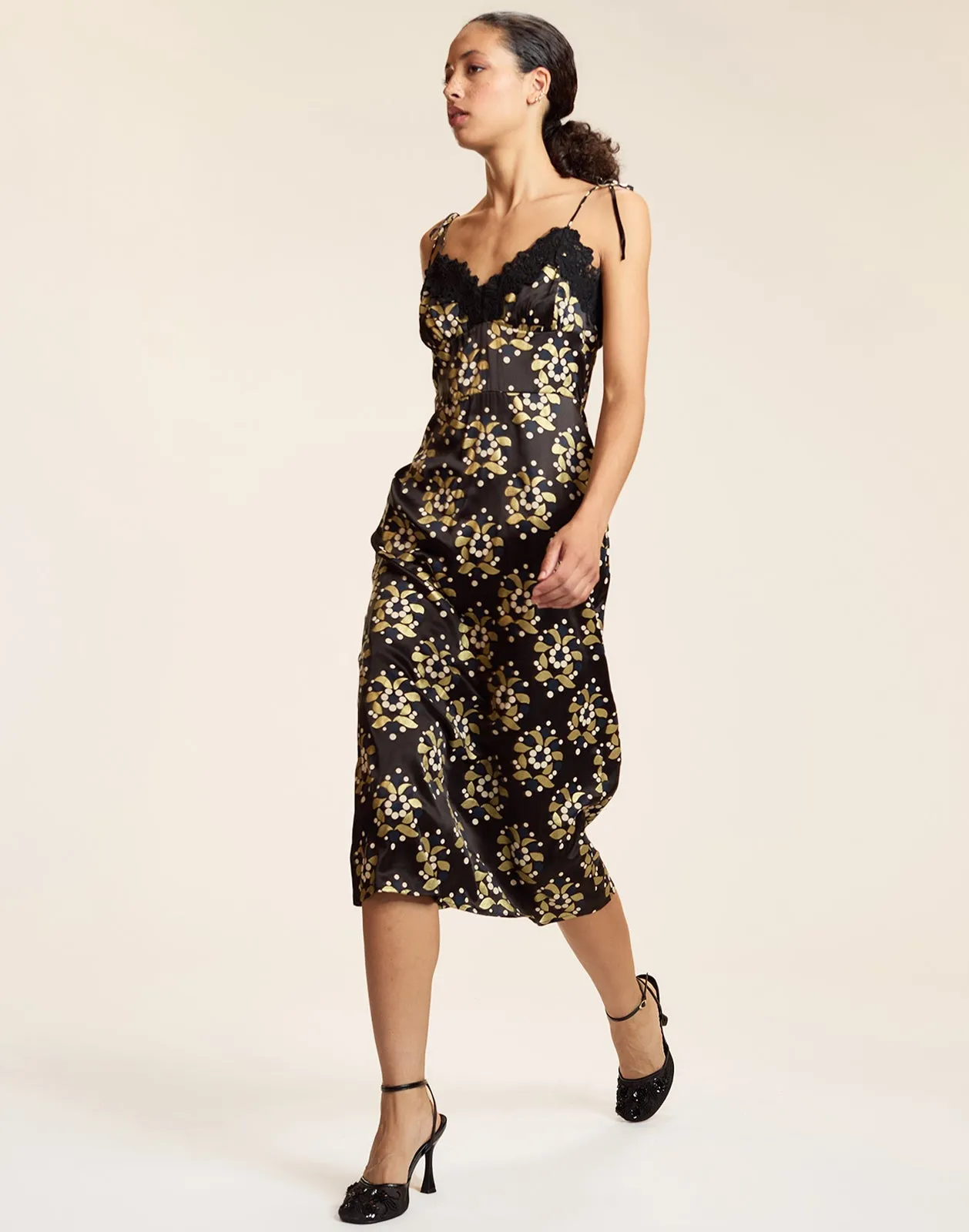 Gold Filigree Dress sold by Cynthia Rowley product image thumbnail 2