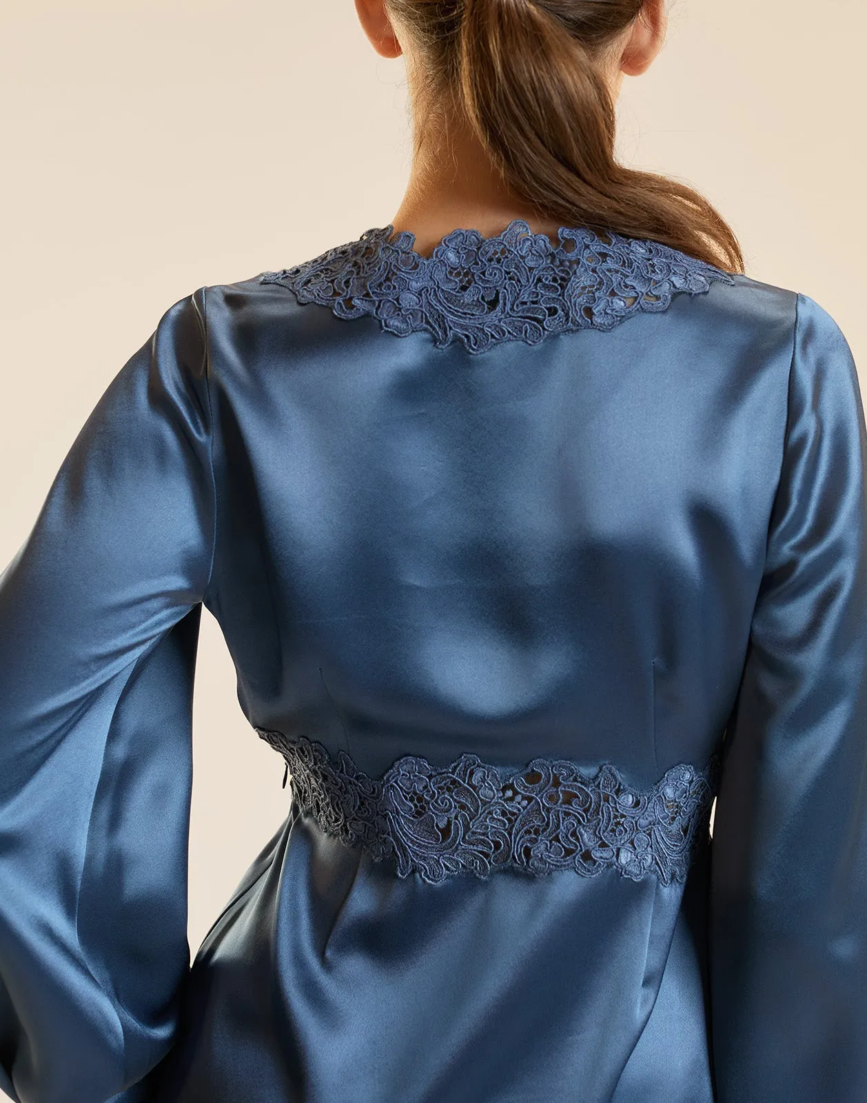 Garbo Silky Lace Dress sold by Cynthia Rowley product image thumbnail 4