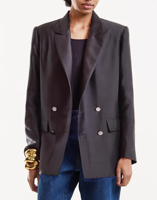The Breakers Double Breasted Blazer made by Cynthia Rowley