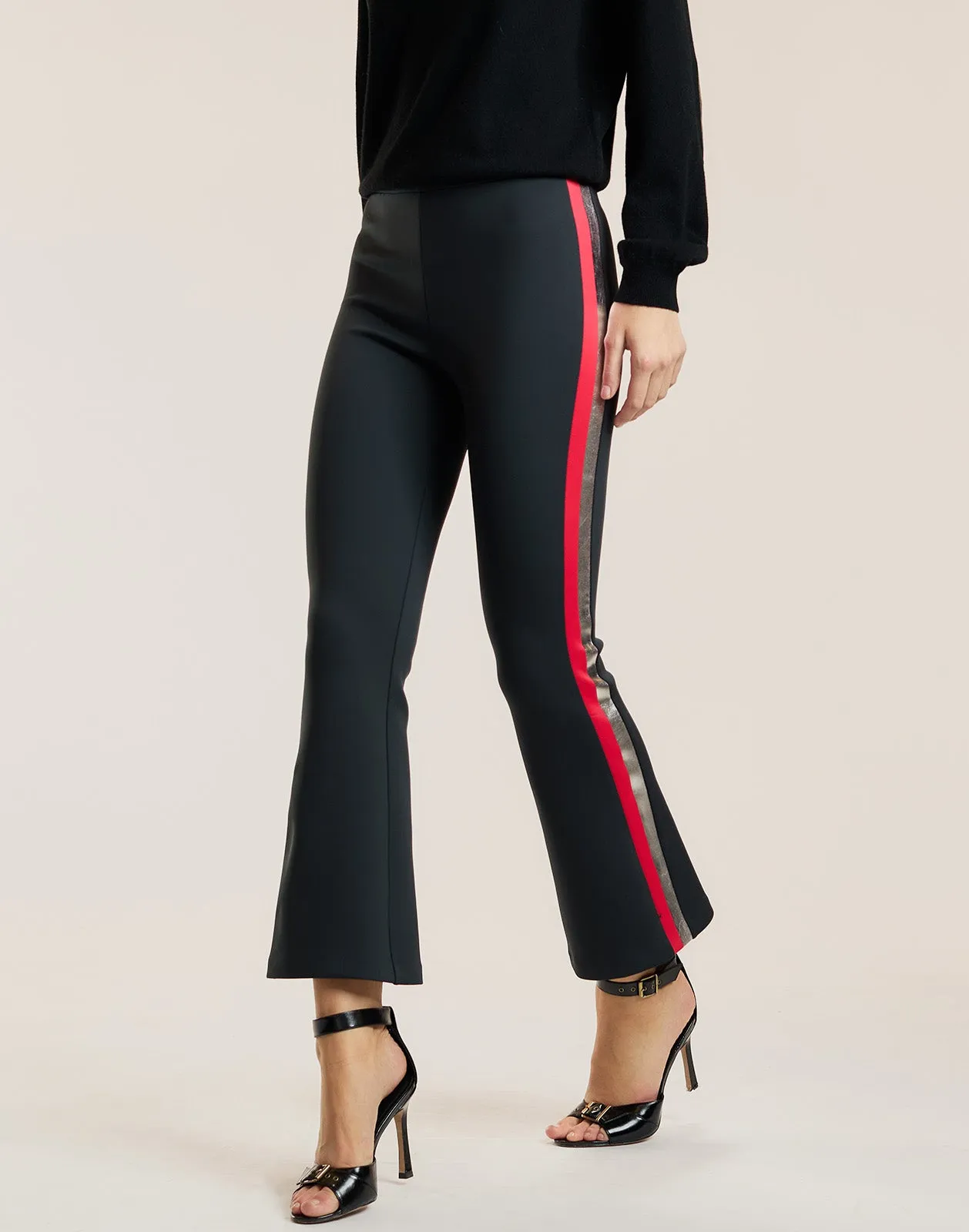 Dash Striped Bonded Flare sold by Cynthia Rowley product image thumbnail 2