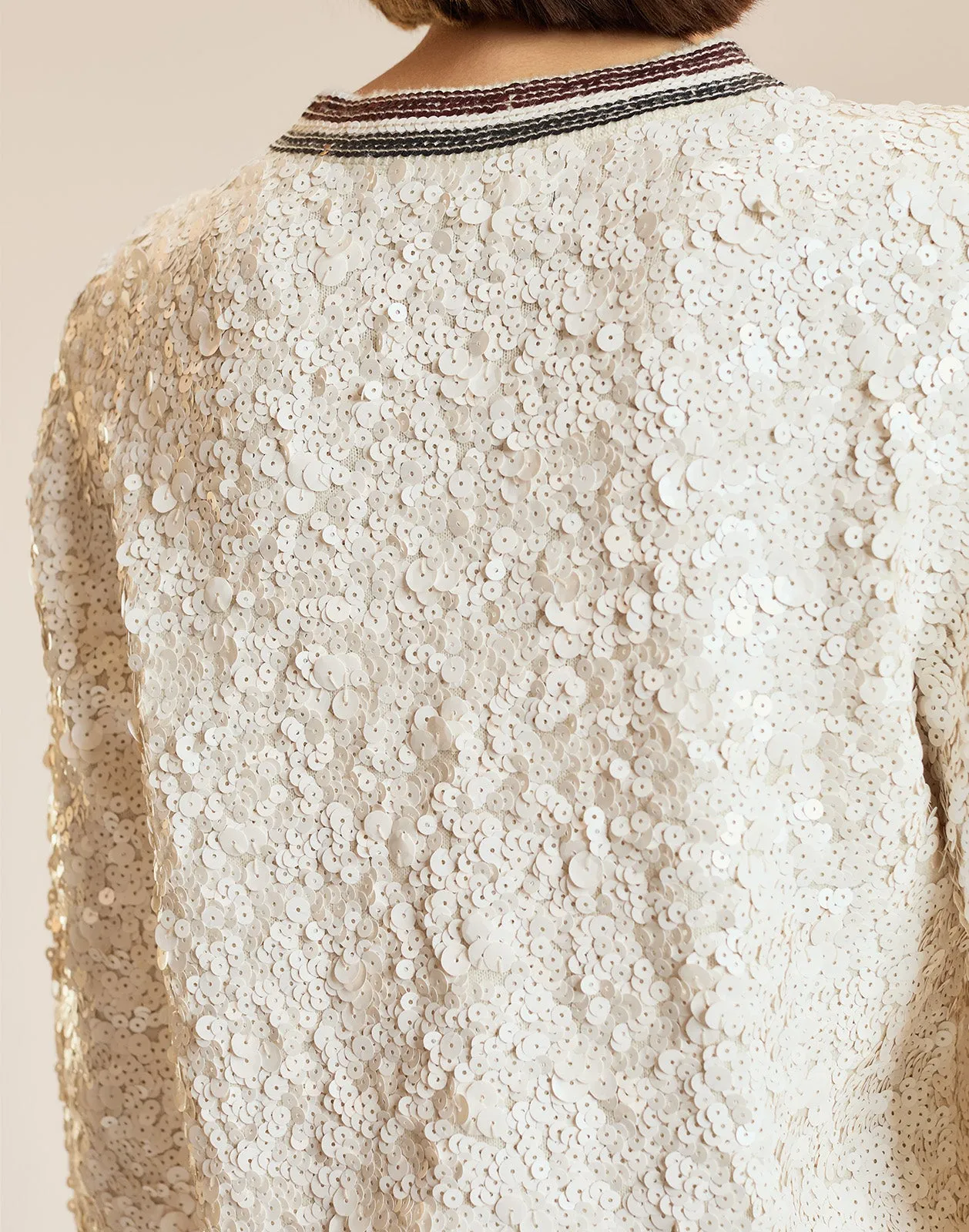 Match Point Sequin Sweater sold by Cynthia Rowley product image thumbnail 2