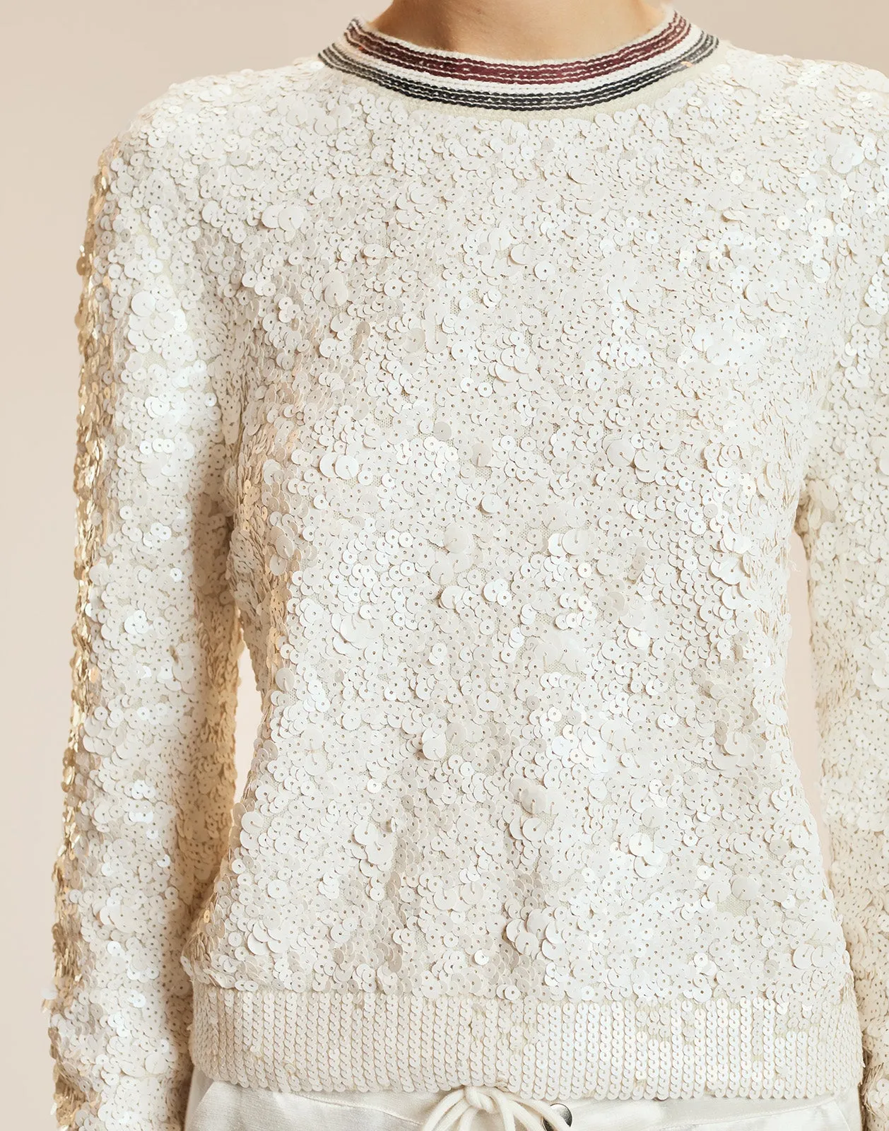 Match Point Sequin Sweater sold by Cynthia Rowley product image thumbnail 3