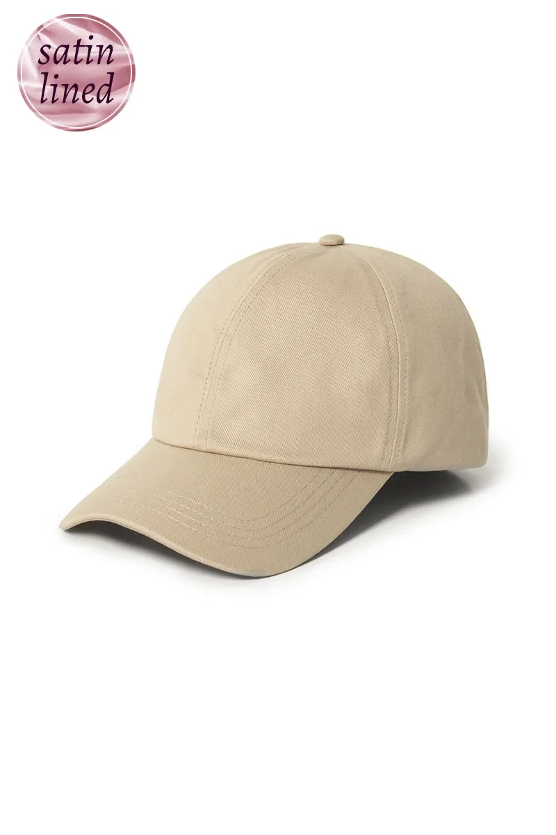 Ponyflo® Satin Lined Baseball Cap sold by David and Young product image thumbnail 4