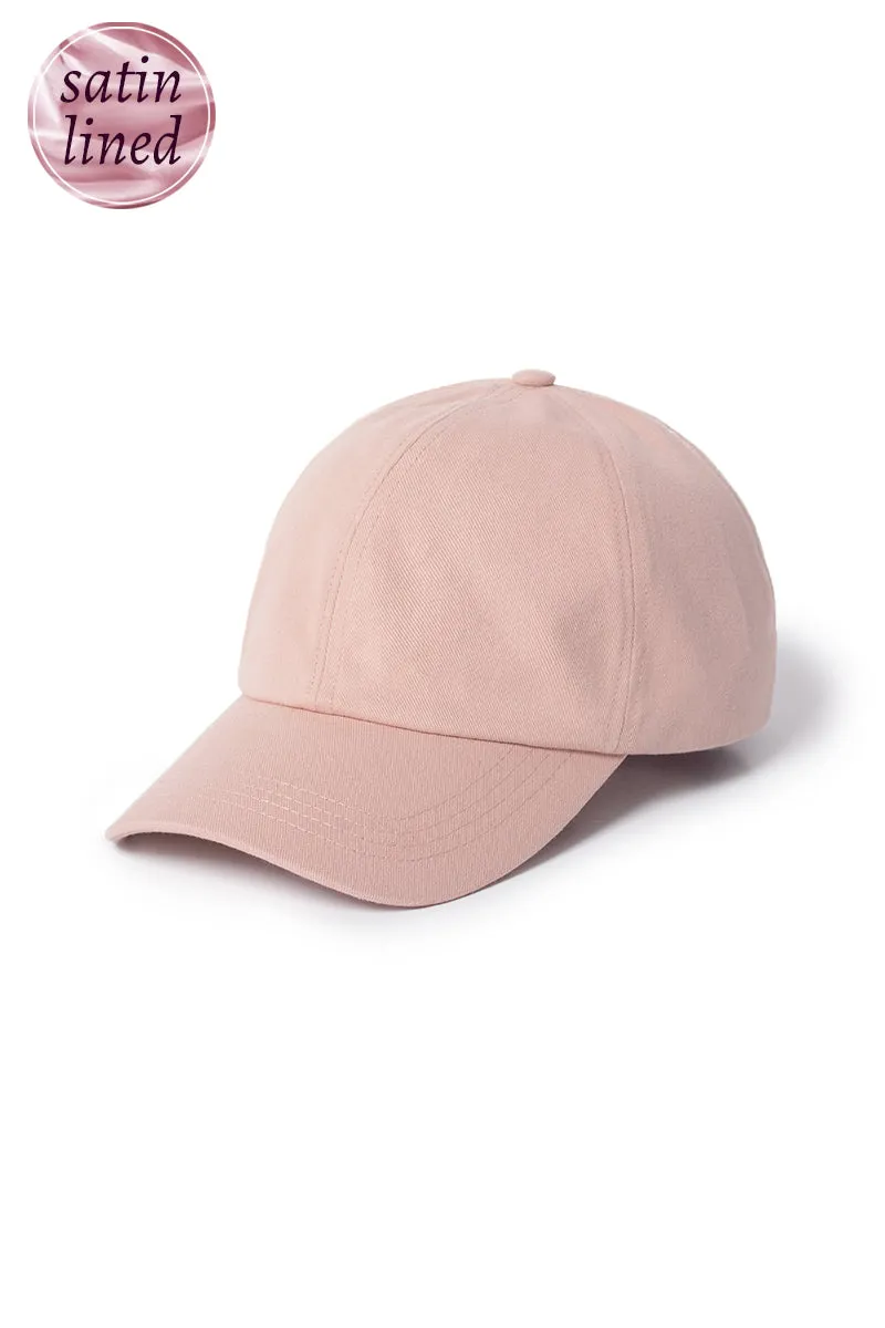 Ponyflo® Satin Lined Baseball Cap sold by David and Young product image thumbnail 2