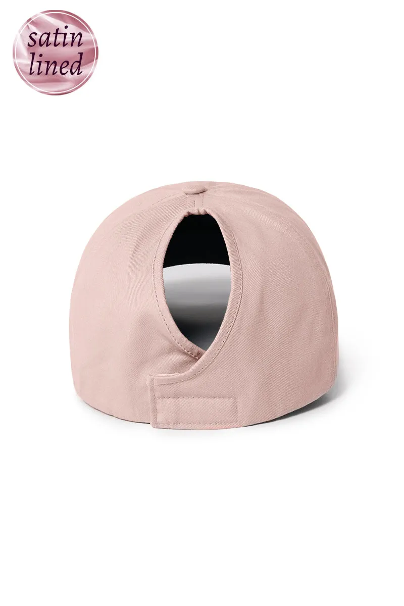 Ponyflo® Satin Lined Baseball Cap sold by David and Young product image thumbnail 3