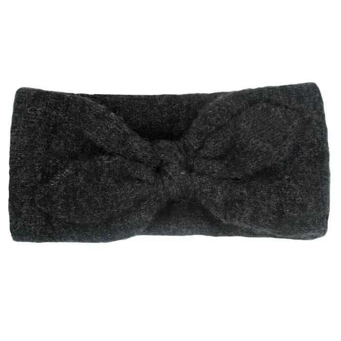 Knit Bow Headwrap, FSHW90171 sold by David and Young product image thumbnail 3