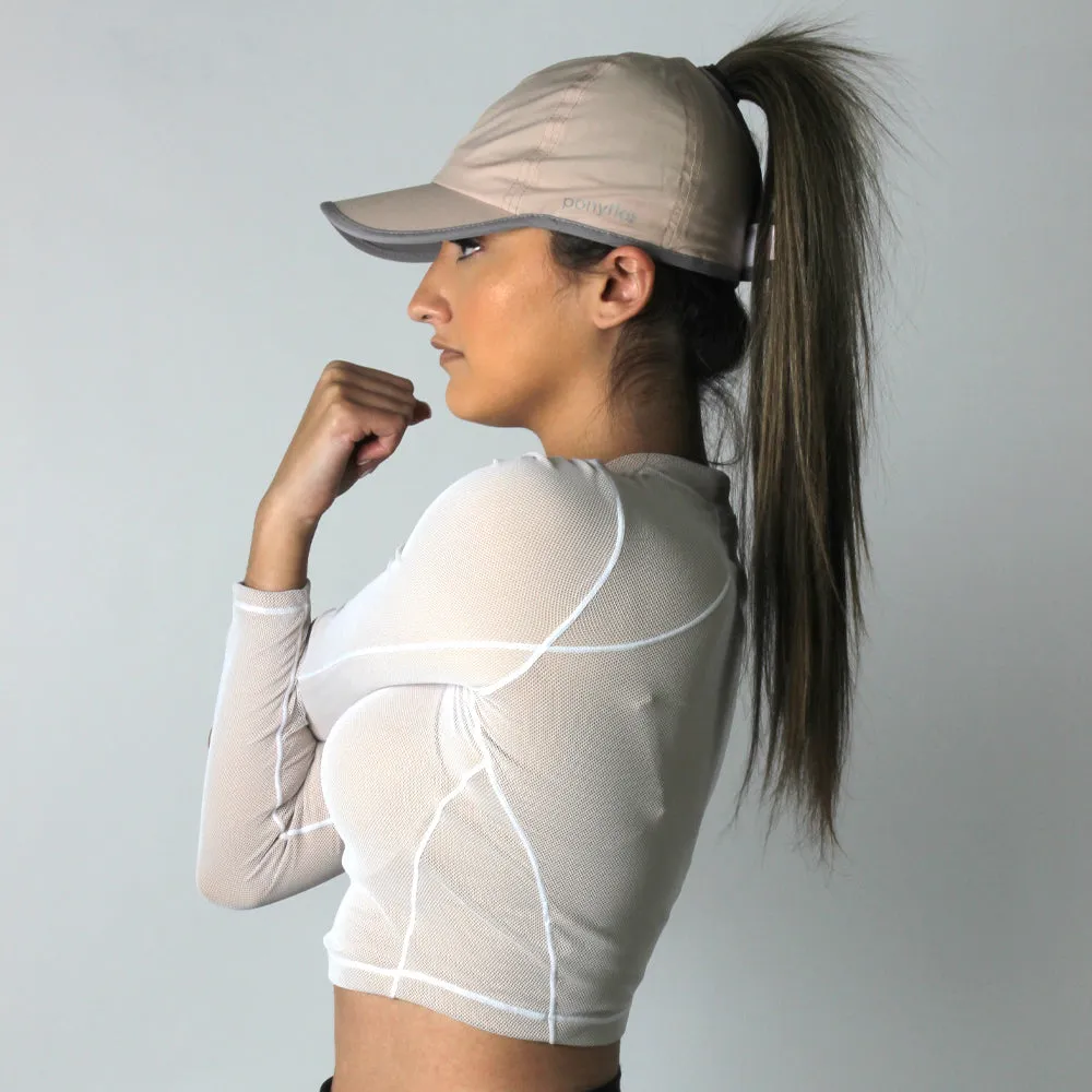 Kim Water-Resistant Active Ponyflo® Cap sold by David and Young