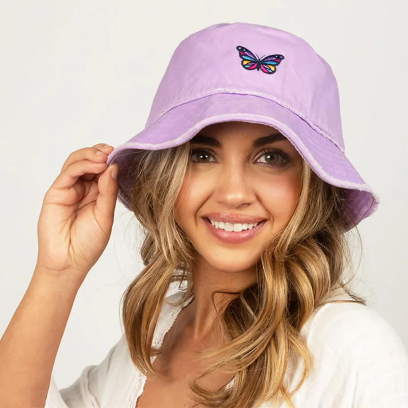 Butterfly Icon Bucket Hat - ABU1427 sold by David and Young