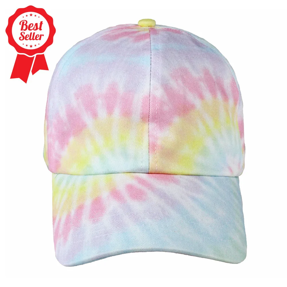 Tie Dye Baseball Cap sold by David and Young product image thumbnail 2