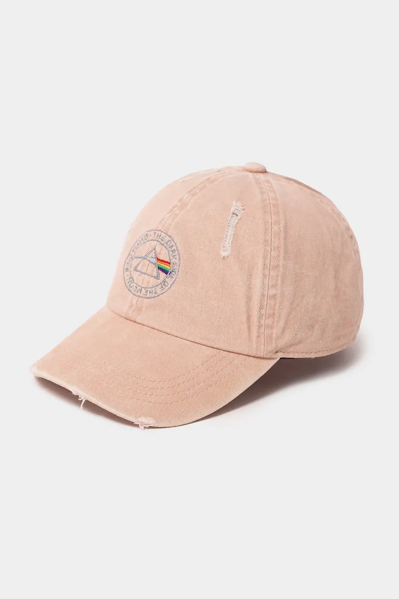 Pink Floyd Distressed Cotton Baseball Cap - FWCAP111PF sold by D&Y product image thumbnail 3