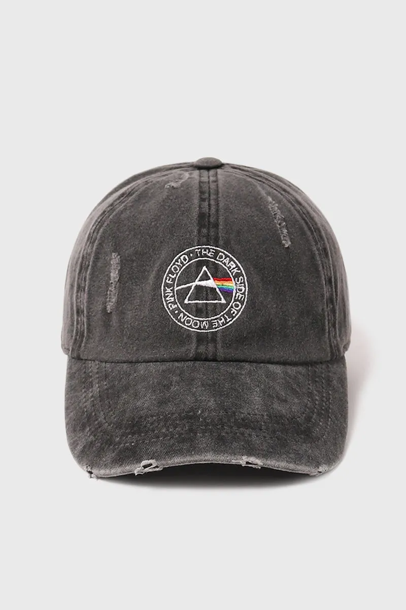 Pink Floyd Distressed Cotton Baseball Cap - FWCAP111PF sold by D&Y product image thumbnail 2