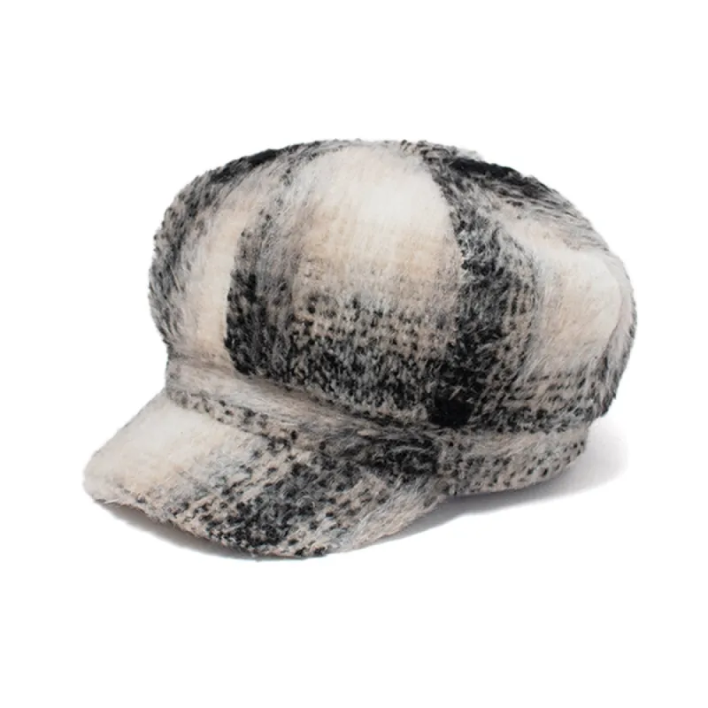 BRUSHED OVERSIZE PLAID CABBIE-ACAB4292 sold by D&Y