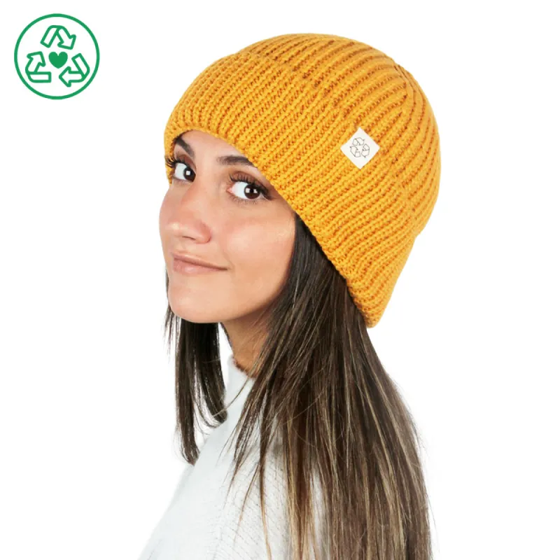 Eco-product! Recycled Knit Beanie - ABB410R sold by David and Young