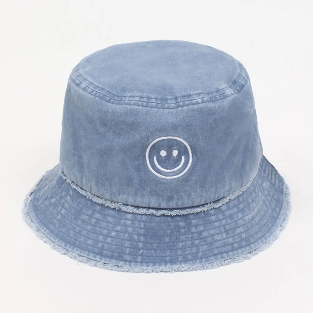 Outline Smiley Face Icon Bucket Hat - ABU1619 sold by David and Young product image thumbnail 5