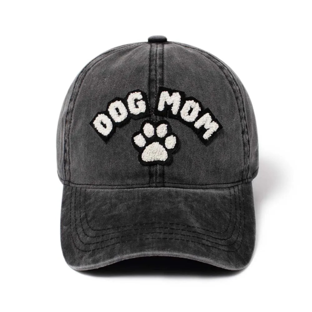 Dog Mom Chenille Patch Cap sold by David and Young product image thumbnail 5