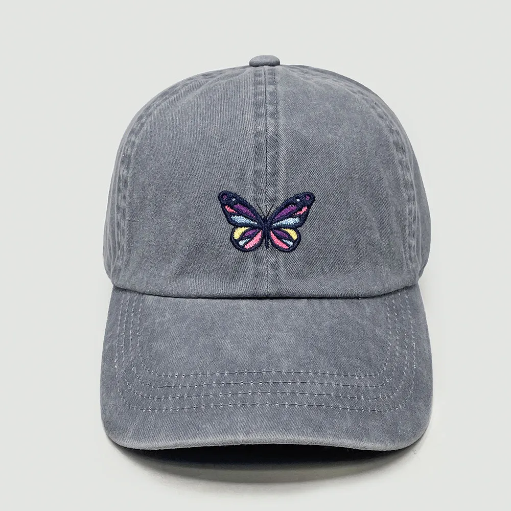 Colorful Butterfly Baseball Cap - LCA1427 sold by David and Young product image thumbnail 4