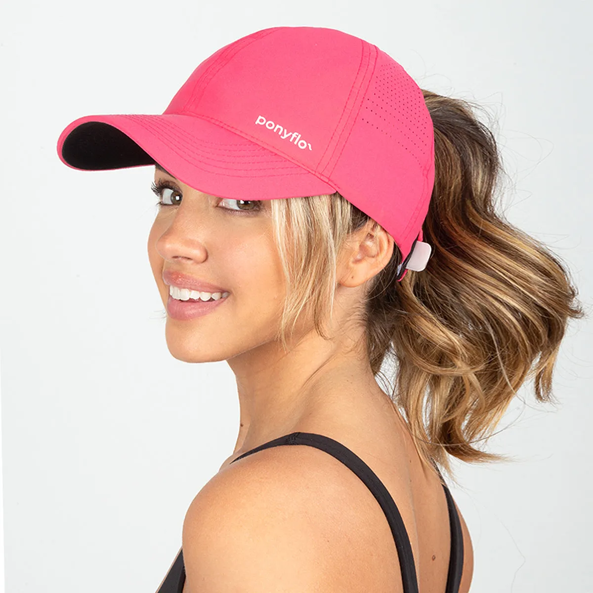 Ariana 4 Way Stretch Performance Ponyflo® Cap sold by David and Young product image thumbnail 3