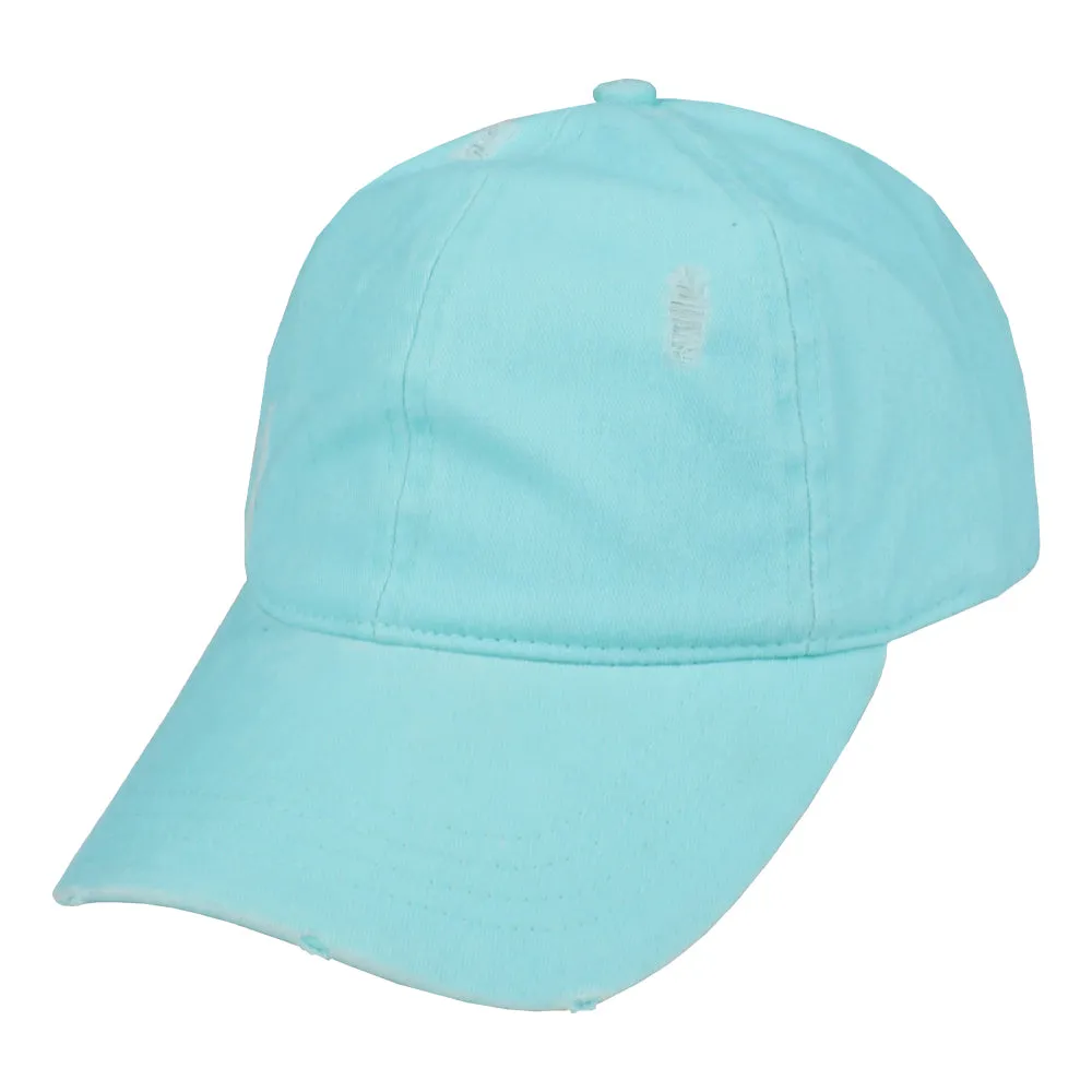 Vivid Distressed Baseball Cap sold by David and Young product image thumbnail 2
