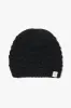 Eco-product! Recycled polyester open weave knit beanie with sherpa lining sold by David and Young