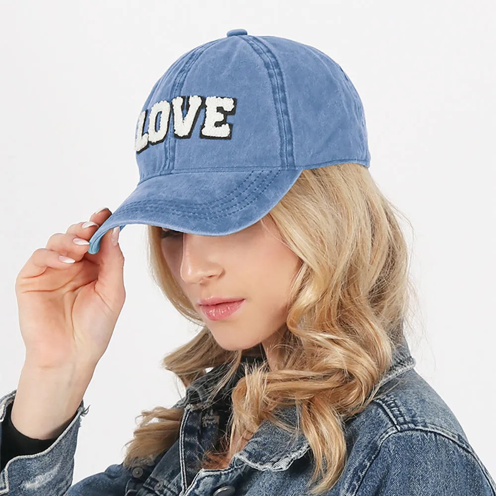 Love Chenille Patch Cap sold by David and Young product image thumbnail 4