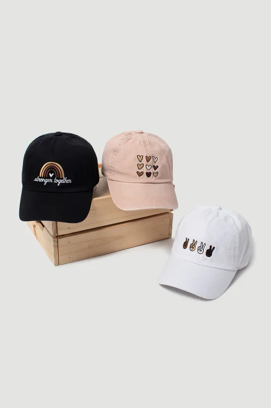 Equality Theme Baseball Caps sold by D&Y