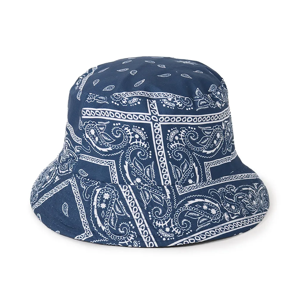 Reversible Paisley Bucket Hat - ABU8870 sold by David and Young product image thumbnail 4
