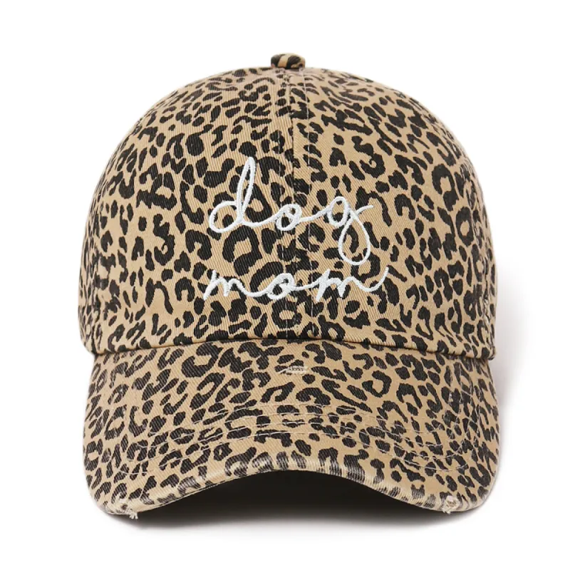 Leopard Dog Mom Baseball Cap - LCAP1437 sold by David and Young