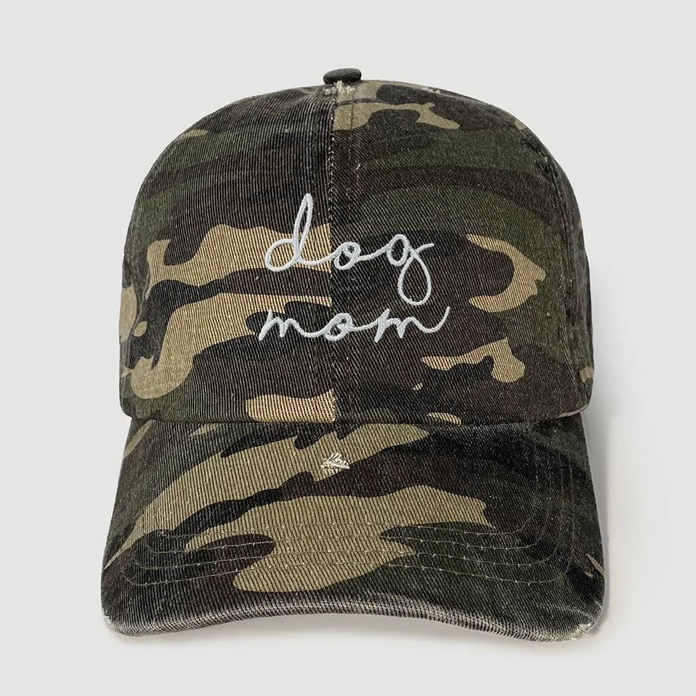 Dog Mom Camo Baseball Cap - LCAP1447 sold by David and Young