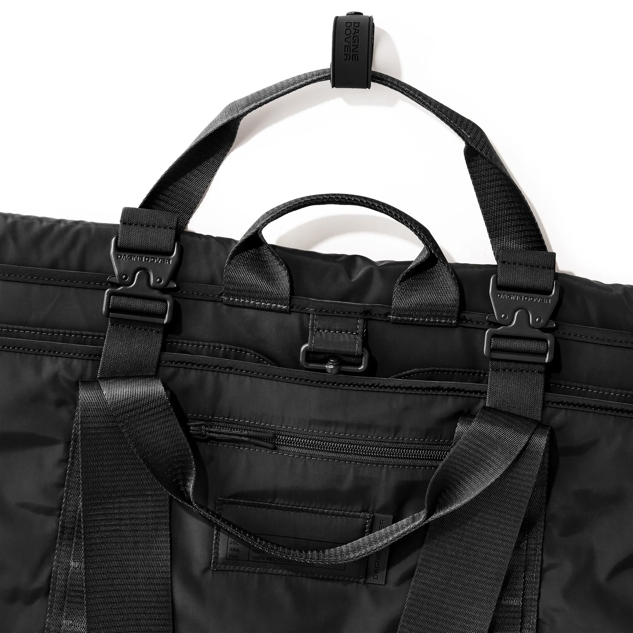 Capri Garment Bag in Onyx sold by Dagne Dover product image thumbnail 4