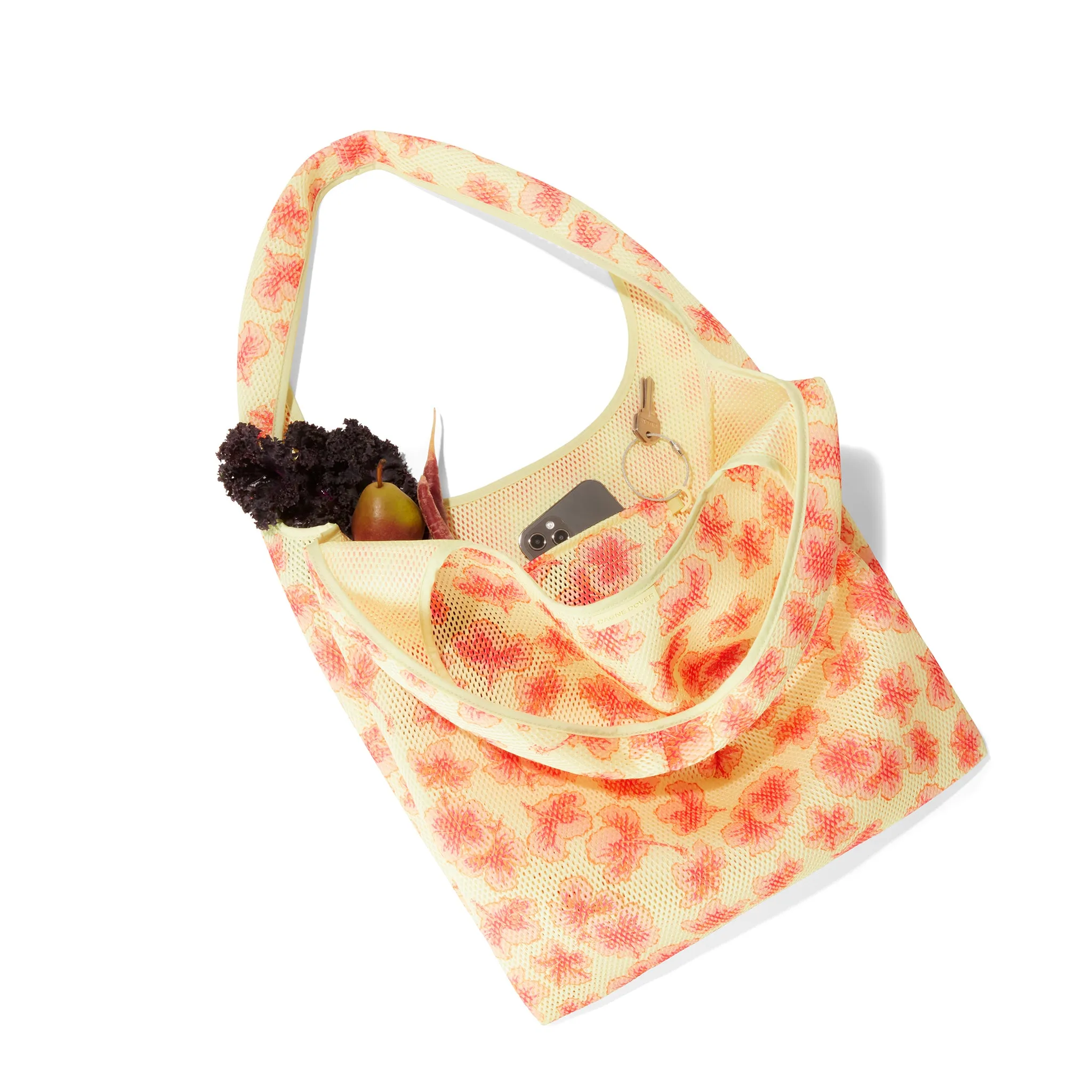 Dash Grocery Tote in Tropiflora Air Mesh sold by Dagne Dover product image thumbnail 4