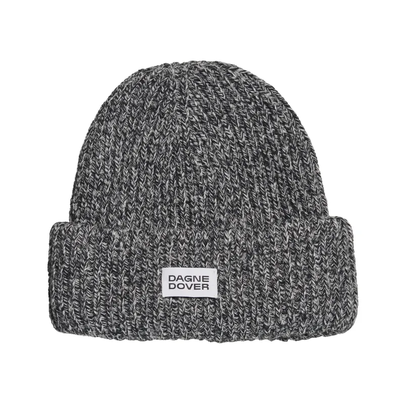 Chunky Knit Beanie in Onyx Marble sold by Dagne Dover