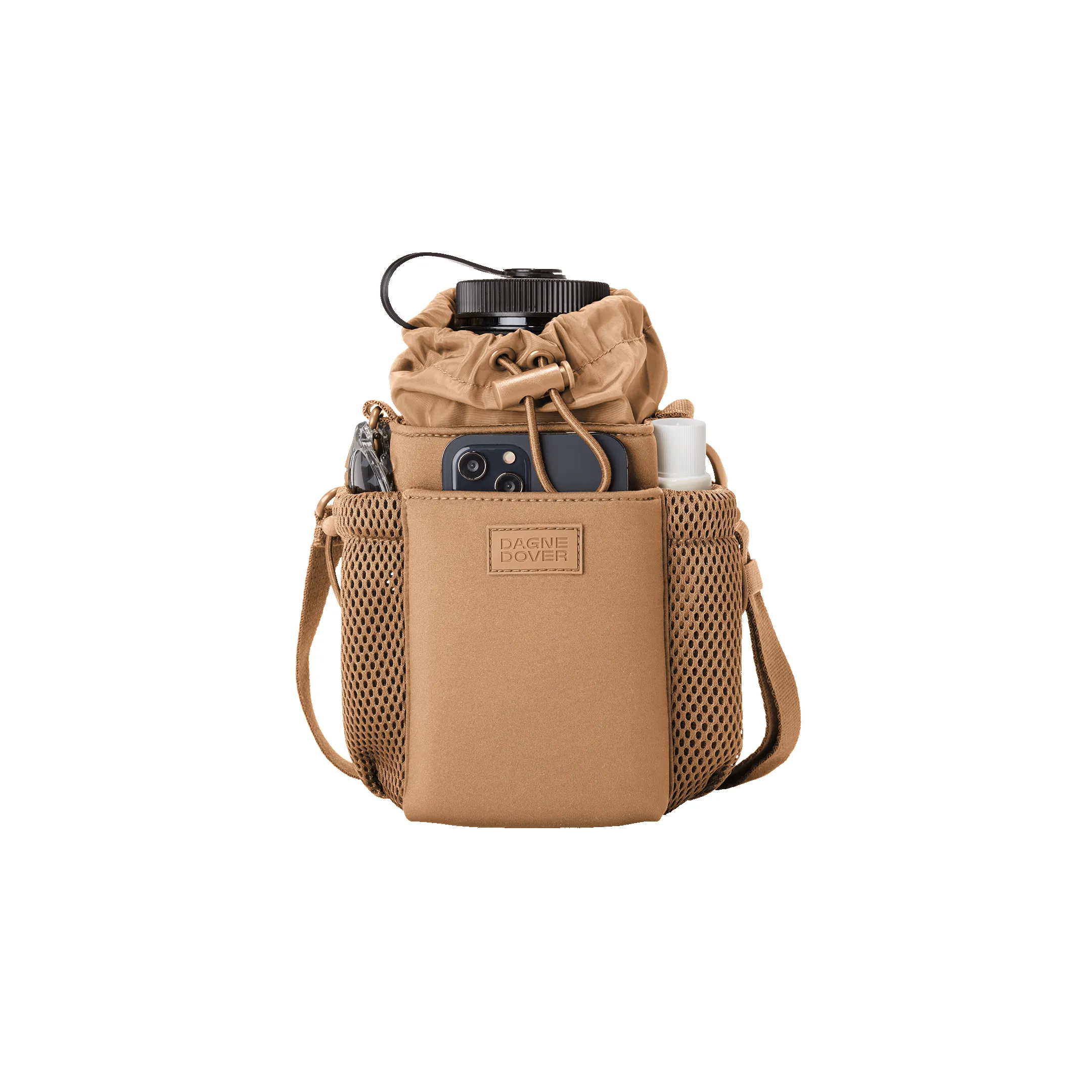 Sloan Water Bottle Sling in Camel sold by Dagne Dover product image thumbnail 2