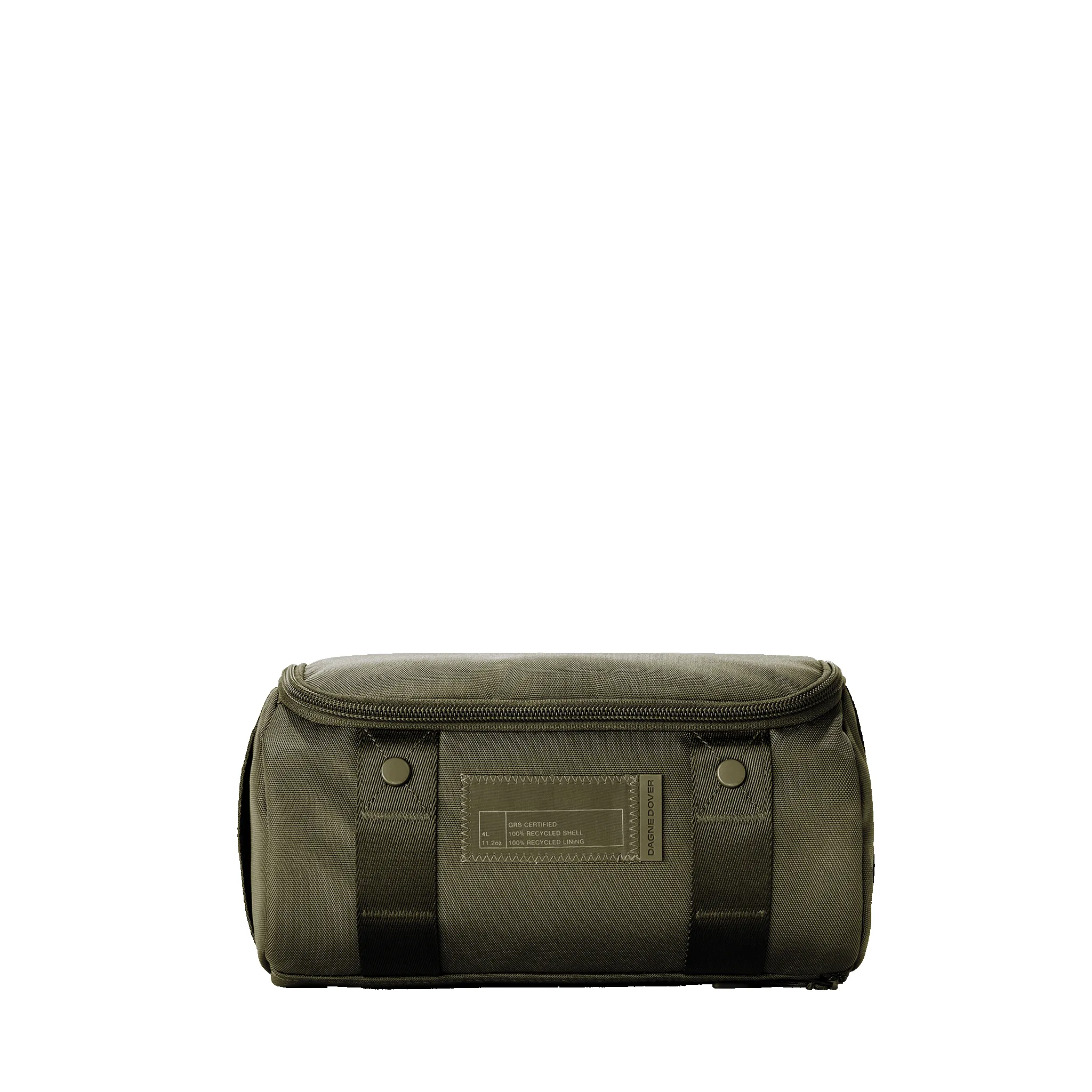 Seoul Dopp Kit in Dark Moss, Large sold by Dagne Dover