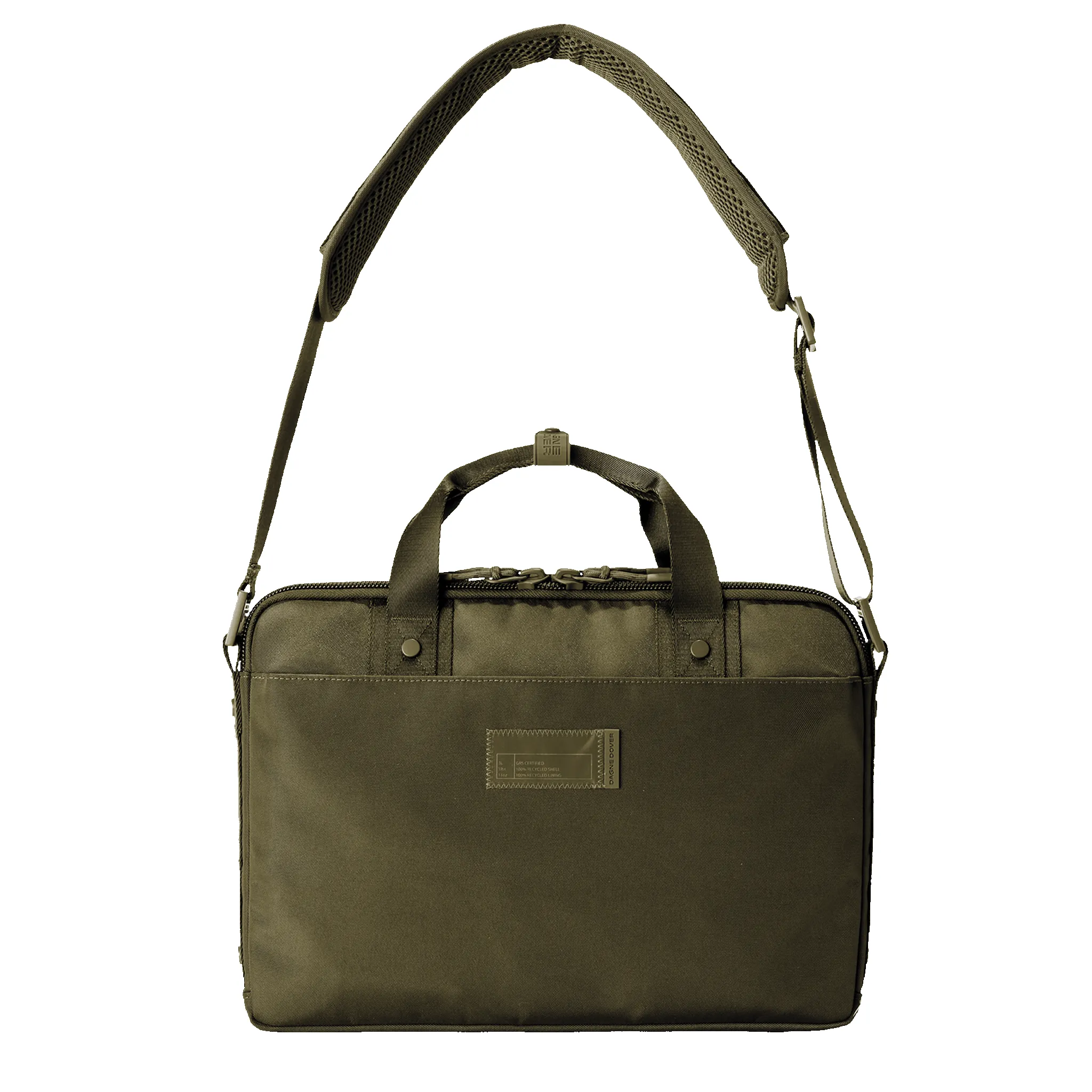 Oslo Slim Laptop Bag in Dark Moss sold by Dagne Dover product image thumbnail 2